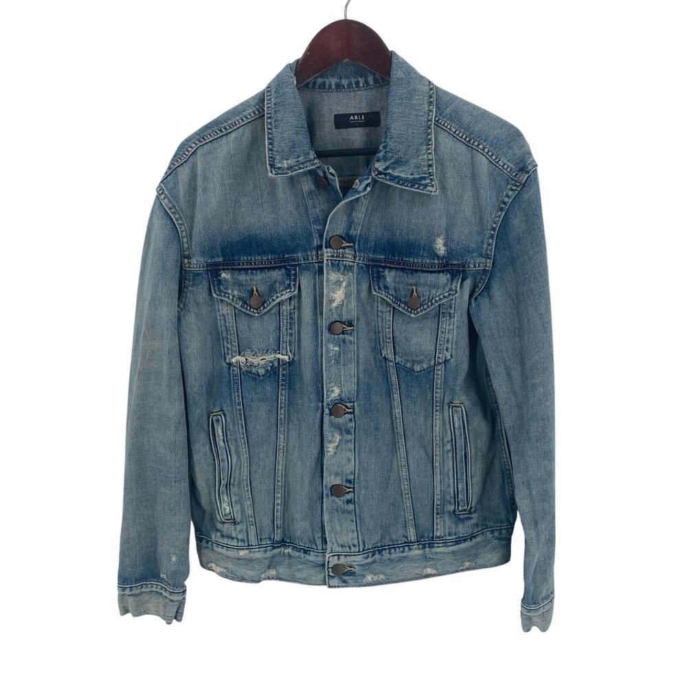 Able The Merly jean jacket size XL Original Wash